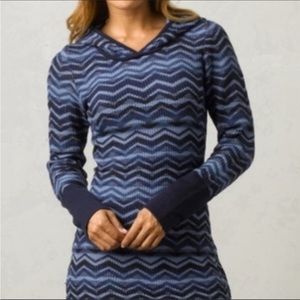 prAna Meryl blue sweater dress